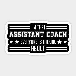 coaching instructional sayings professional helping coach perfect birthday cool Sticker